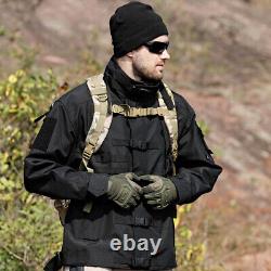 Veste militaire tactique pour hommes imperméable et coupe-vent pour la randonnée en plein air