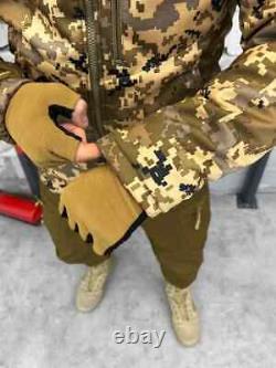 Veste tactique parka à capuche pour hommes de l'armée ukrainienne combat militaire ZSU.